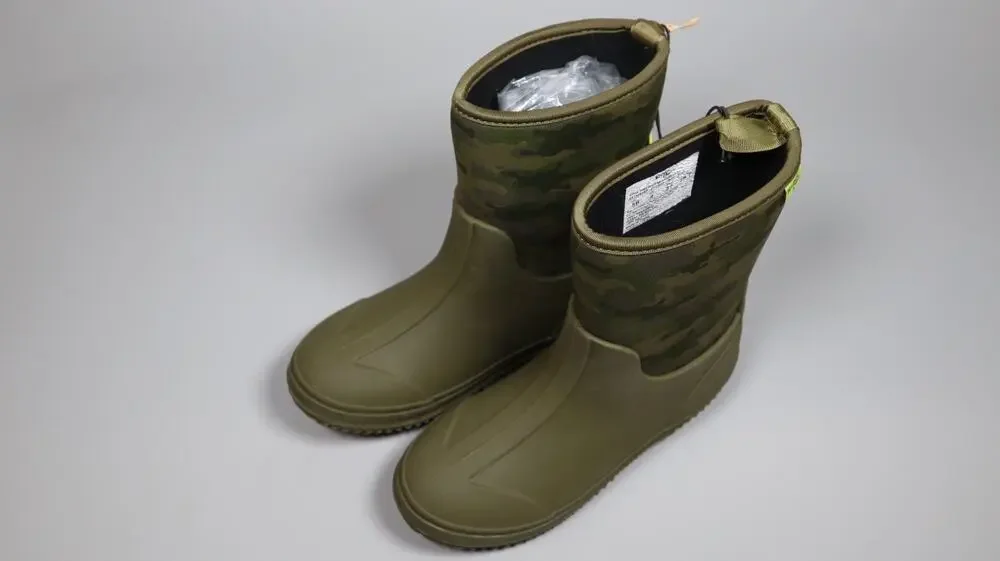 Western Chief Kids Freestyle Neoprene Rain Boots Waterprof Shoes Olive 5 Big Kid